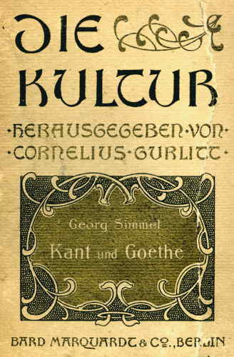 Kant und Goethe cover