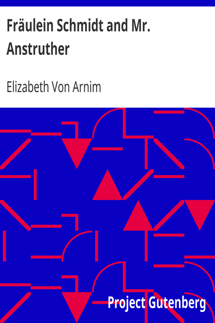 Fräulein Schmidt and Mr. Anstruther cover
