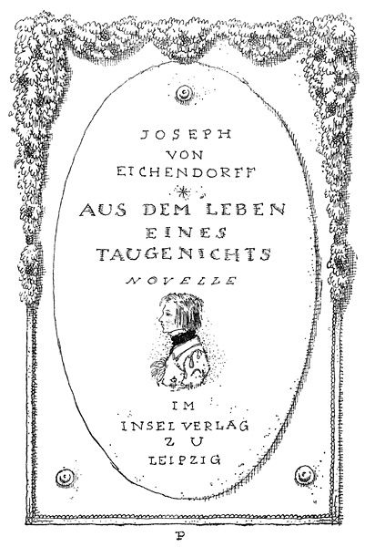Aus dem Leben eines Taugenichts: Novelle cover