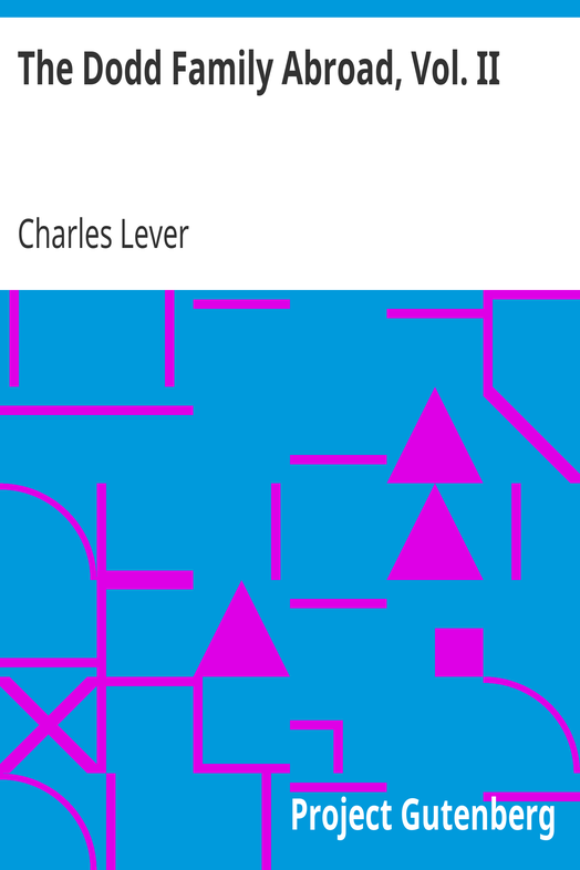 The Dodd Family Abroad, Vol. II cover
