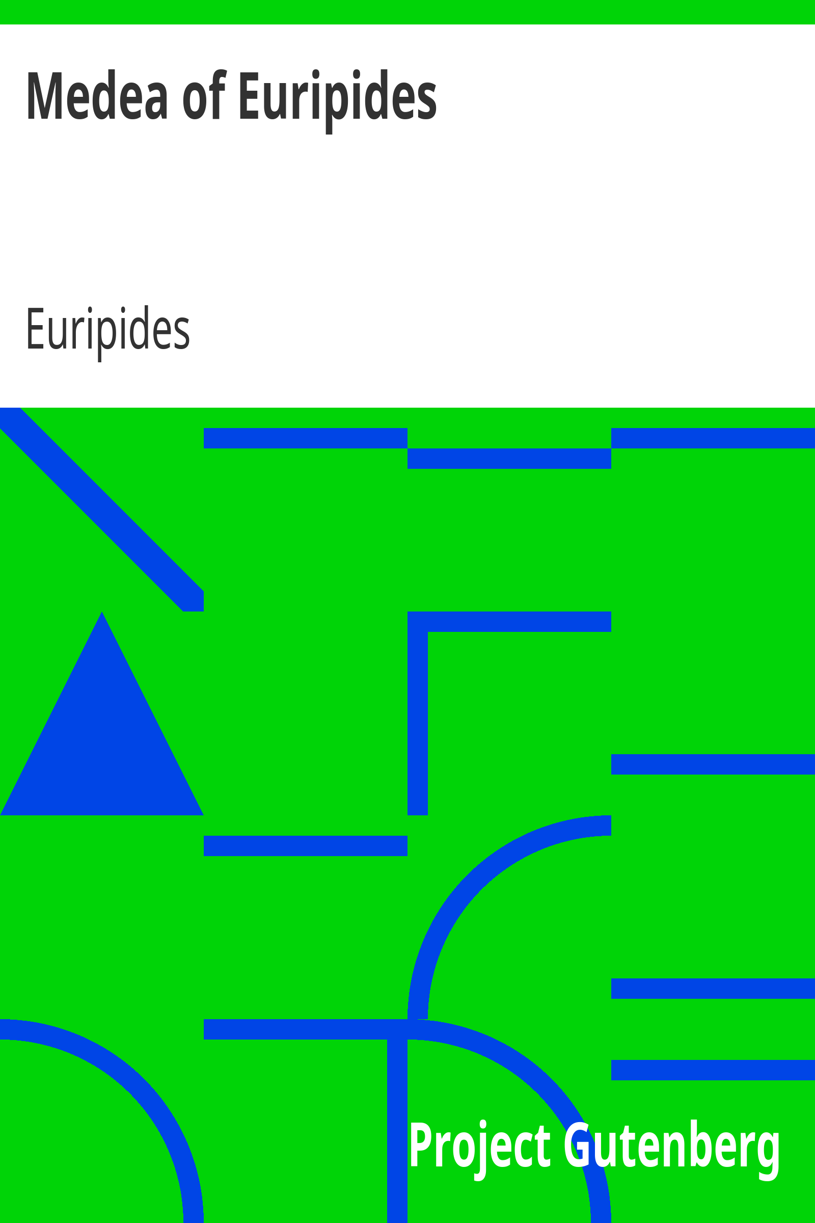 Medea of Euripides cover
