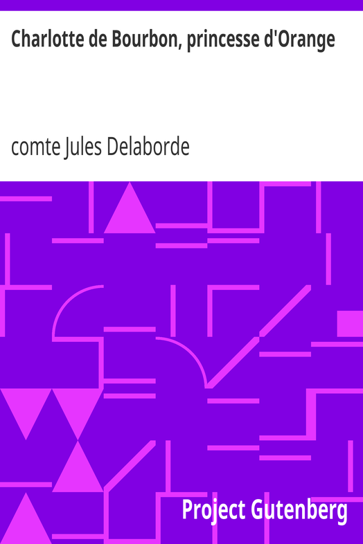 Charlotte de Bourbon, princesse d'Orange cover