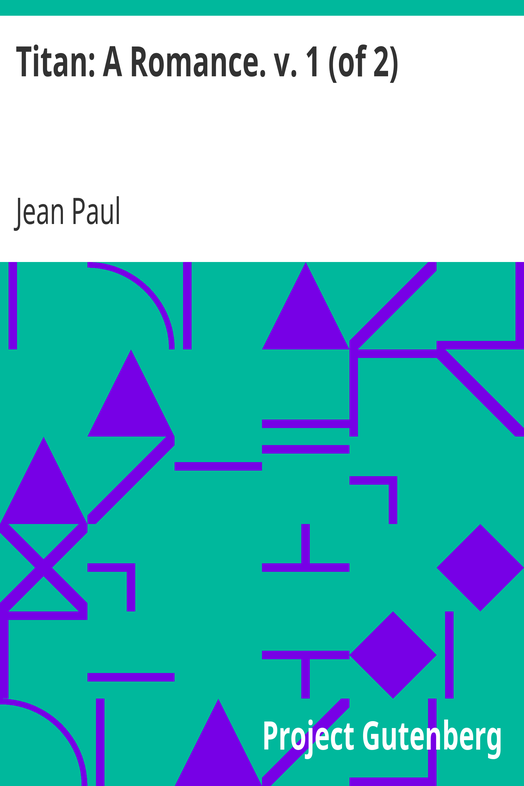 Titan: A Romance. v. 1 (of 2) cover