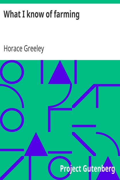 What I know of farming: / a series of brief and plain expositions of practical agriculture as an art based upon science cover
