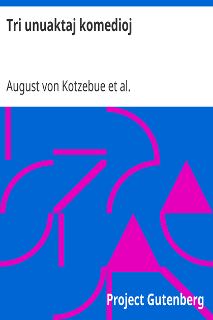 Tri unuaktaj komedioj cover