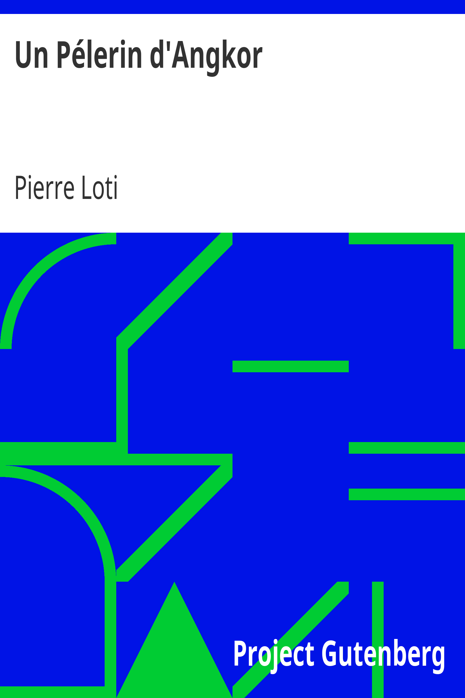 Un Pélerin d'Angkor cover
