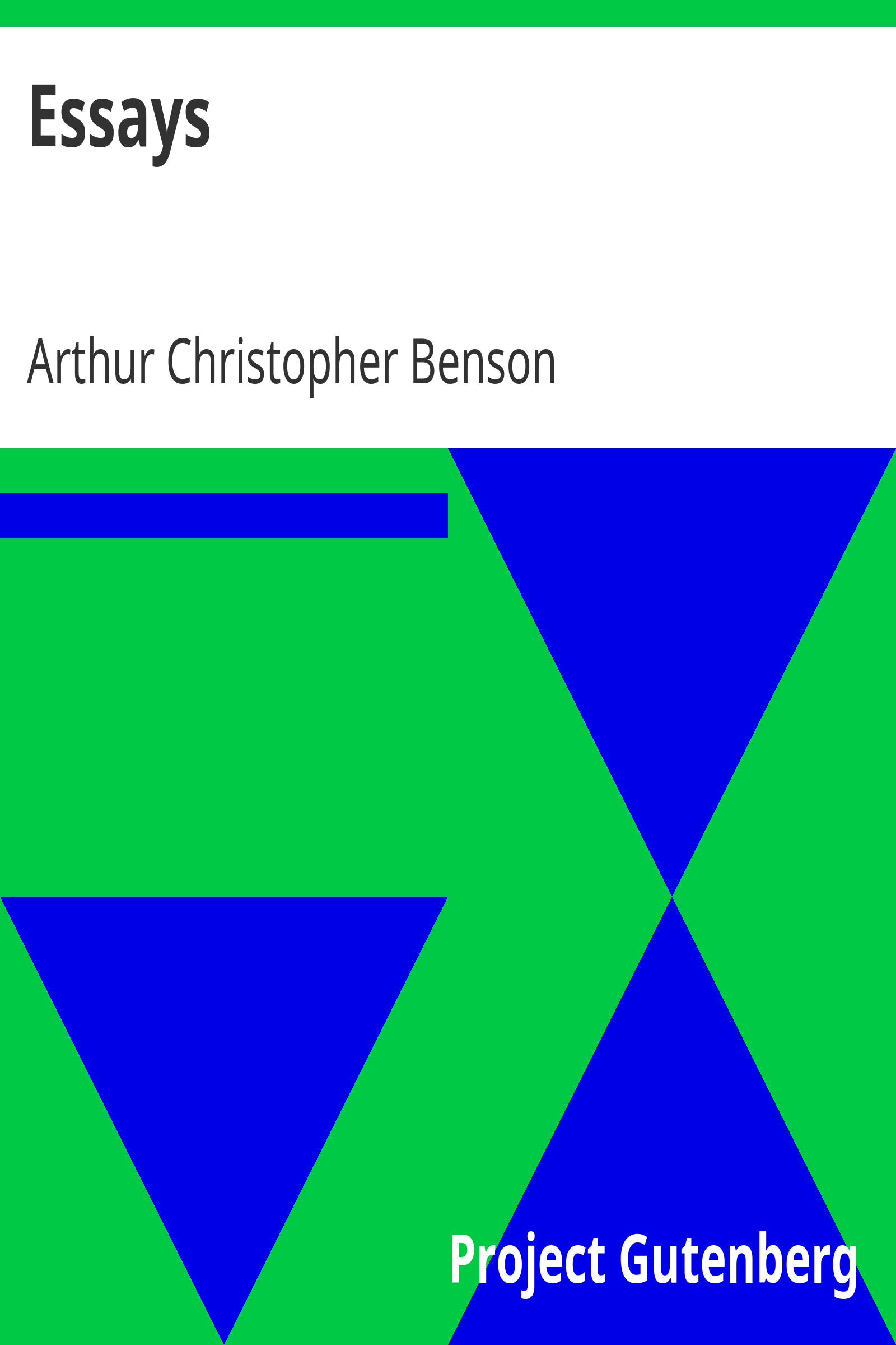 Essays cover