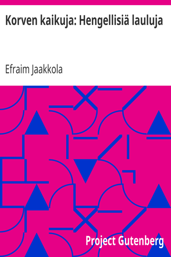 Korven kaikuja: Hengellisiä lauluja cover