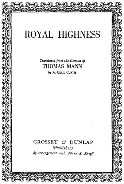 Royal Highness cover