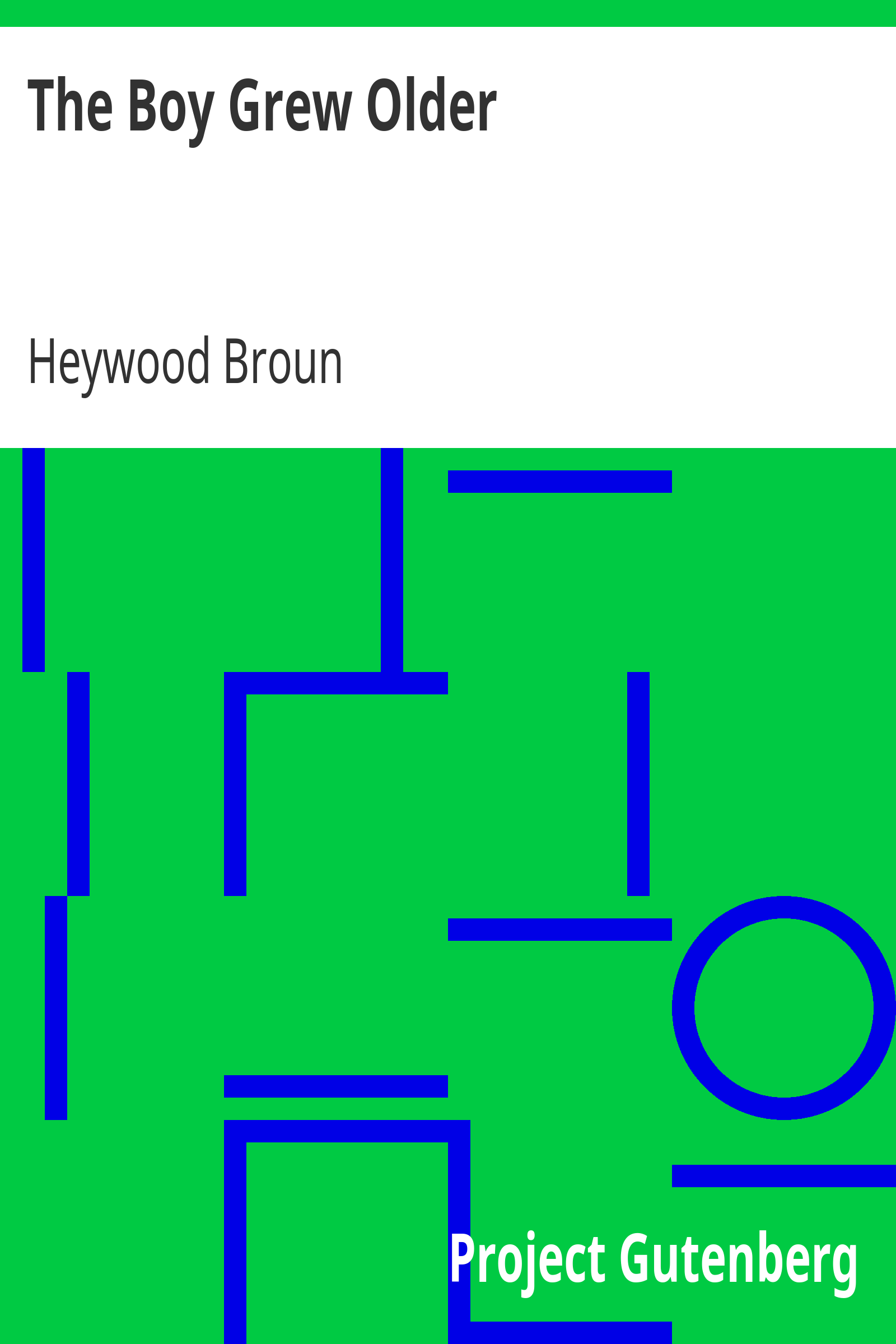 The Boy Grew Older cover
