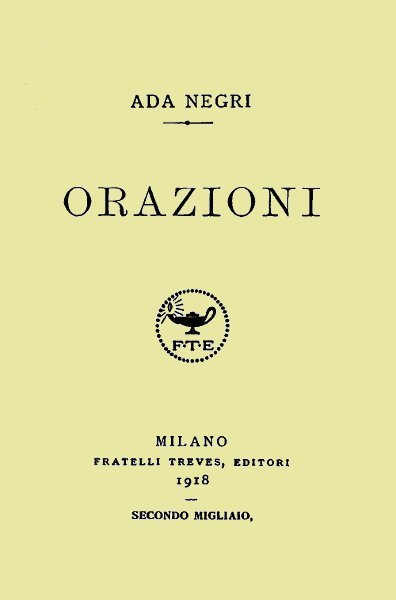 Orazioni cover