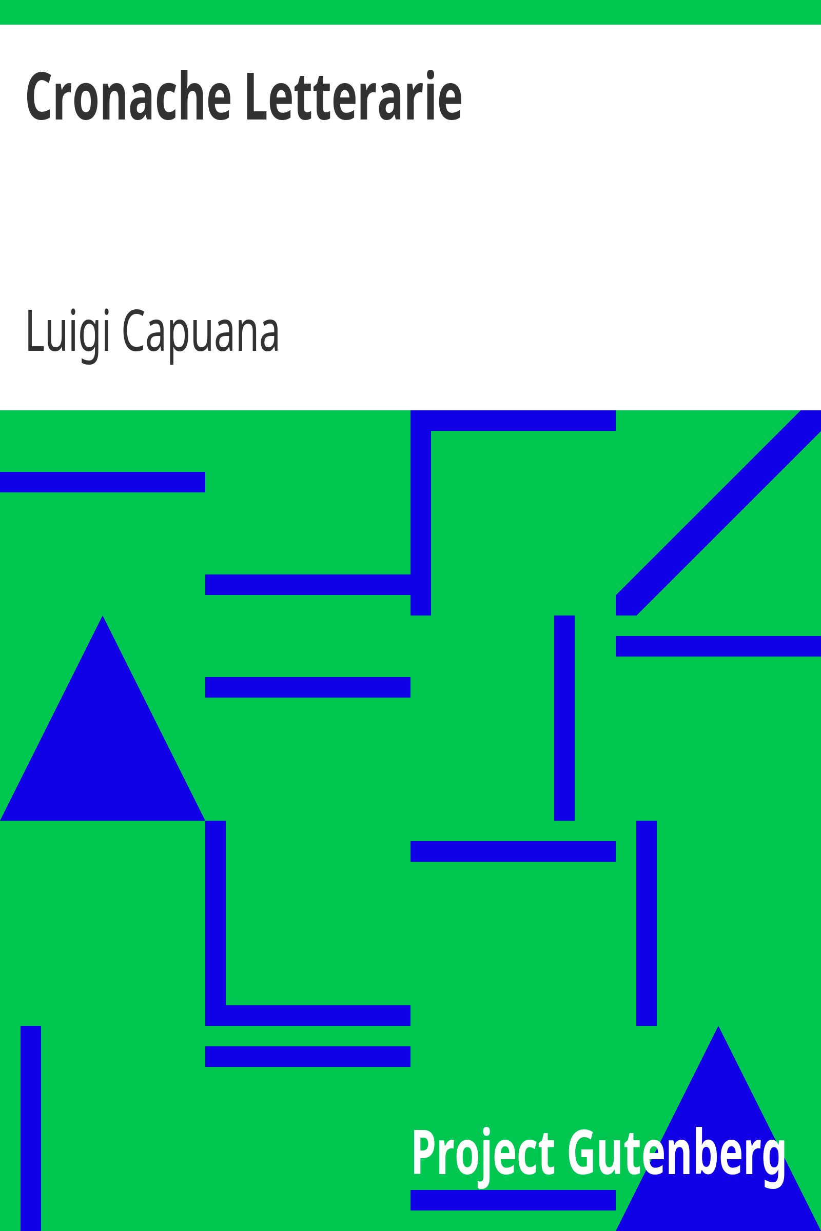 Cronache Letterarie cover