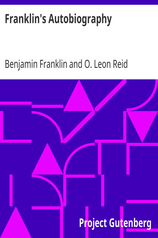 Franklin's Autobiography / (Eclectic English Classics) cover