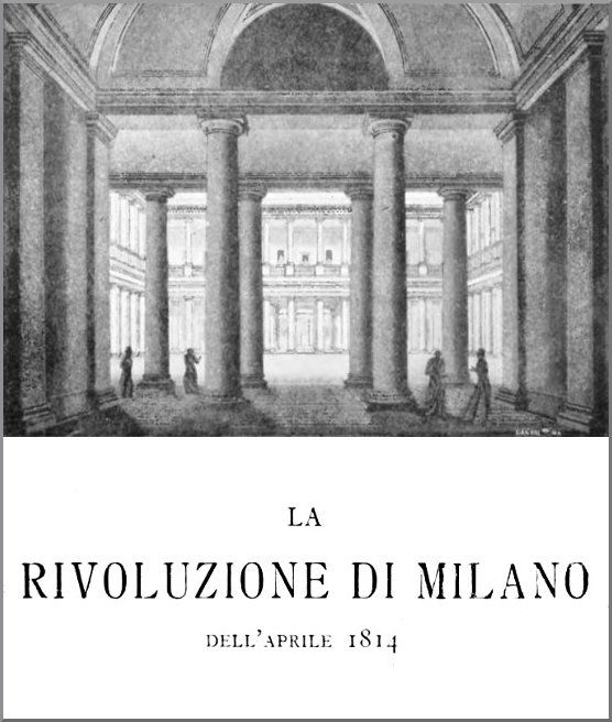 La rivoluzione di Milano dell'Aprile 1814 cover