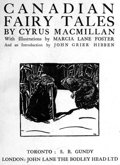 Canadian Fairy Tales cover