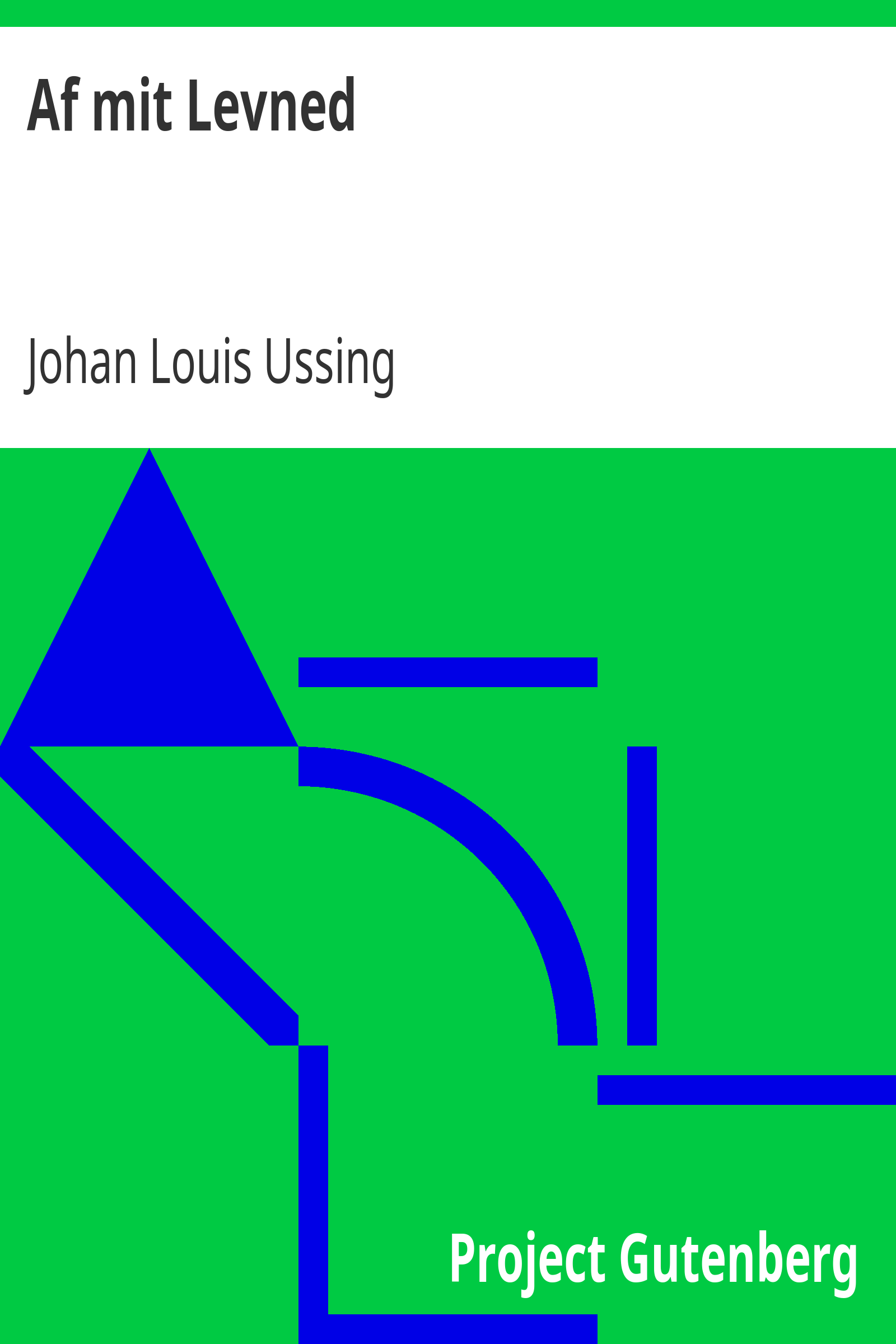 Af mit Levned cover