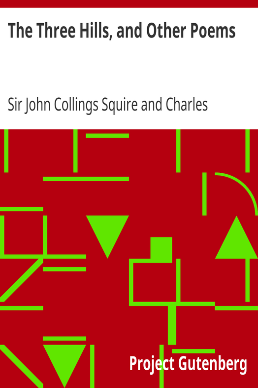 The Three Hills, and Other Poems cover