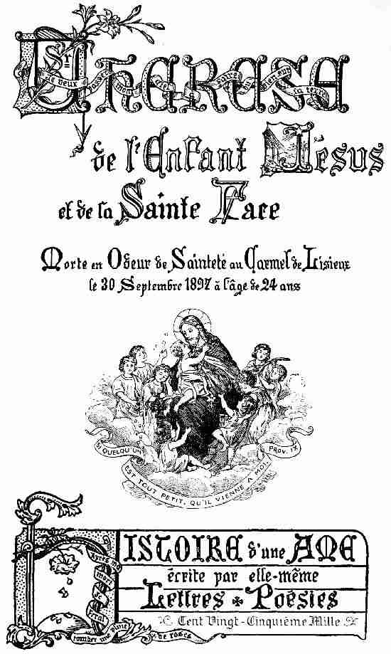 Soeur Thérèse de l'Enfant-Jésus et de la Sainte Face / Histoire d'une âme écrite par elle-même cover