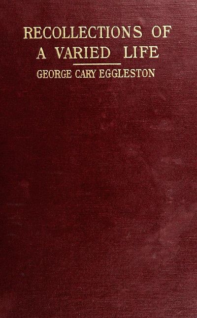 Recollections of a Varied Life cover