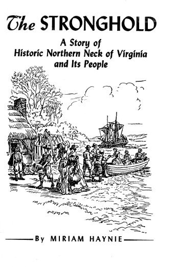 The Stronghold: A Story of Historic Northern Neck of Virginia and Its People cover