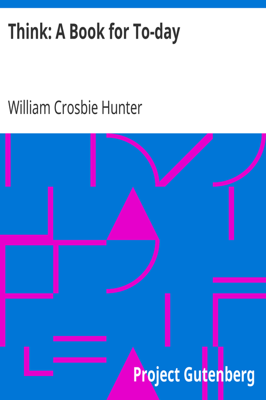 Think: A Book for To-day cover