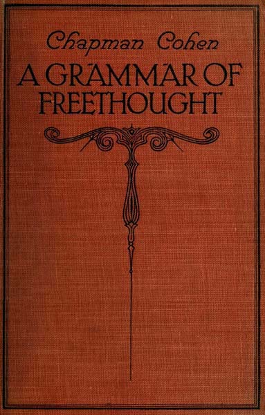 A Grammar of Freethought cover