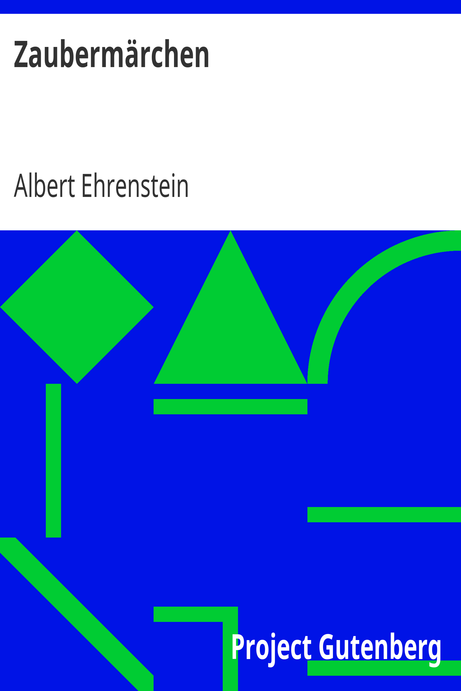Zaubermärchen cover