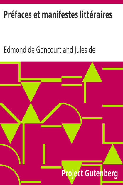 Préfaces et manifestes littéraires cover