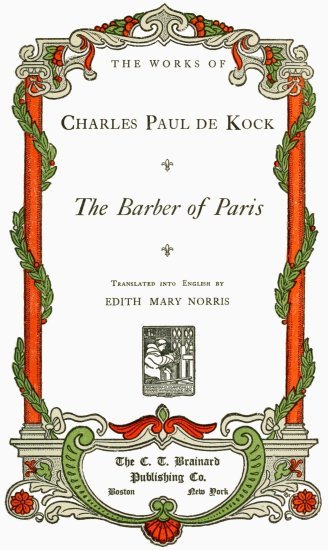 The Barber of Paris cover