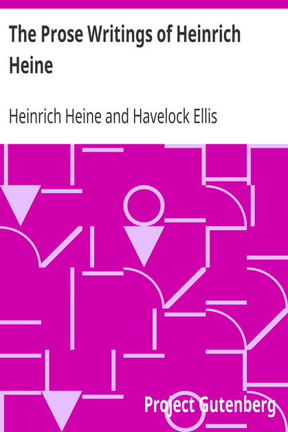 The Prose Writings of Heinrich Heine cover