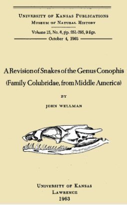 A Revision of Snakes of the Genus Conophis (Family Colubridae, from Middle America) cover
