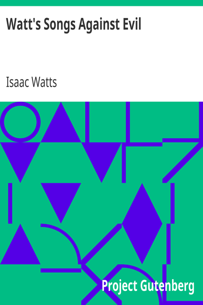 Watt's Songs Against Evil cover