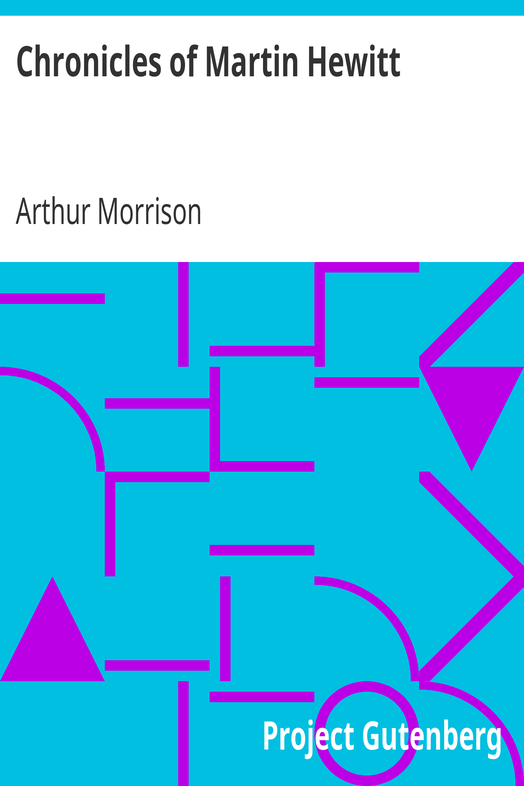 Chronicles of Martin Hewitt cover