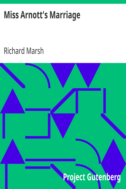 Miss Arnott's Marriage cover