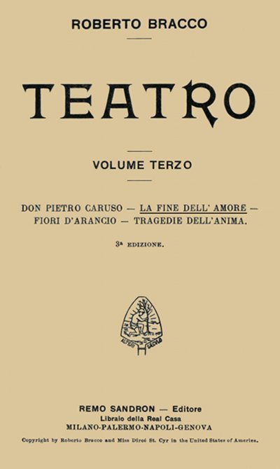 La fine dell'amore cover