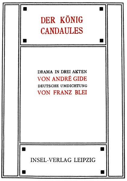 Der König Candaules: Drama in drei Akten cover