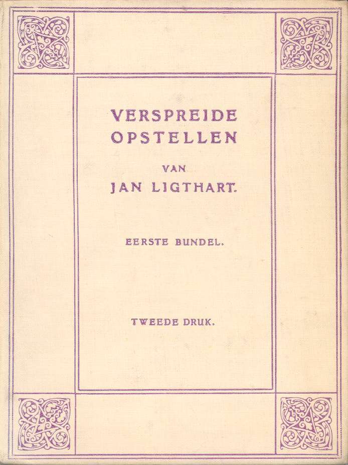 Verspreide Opstellen, I cover