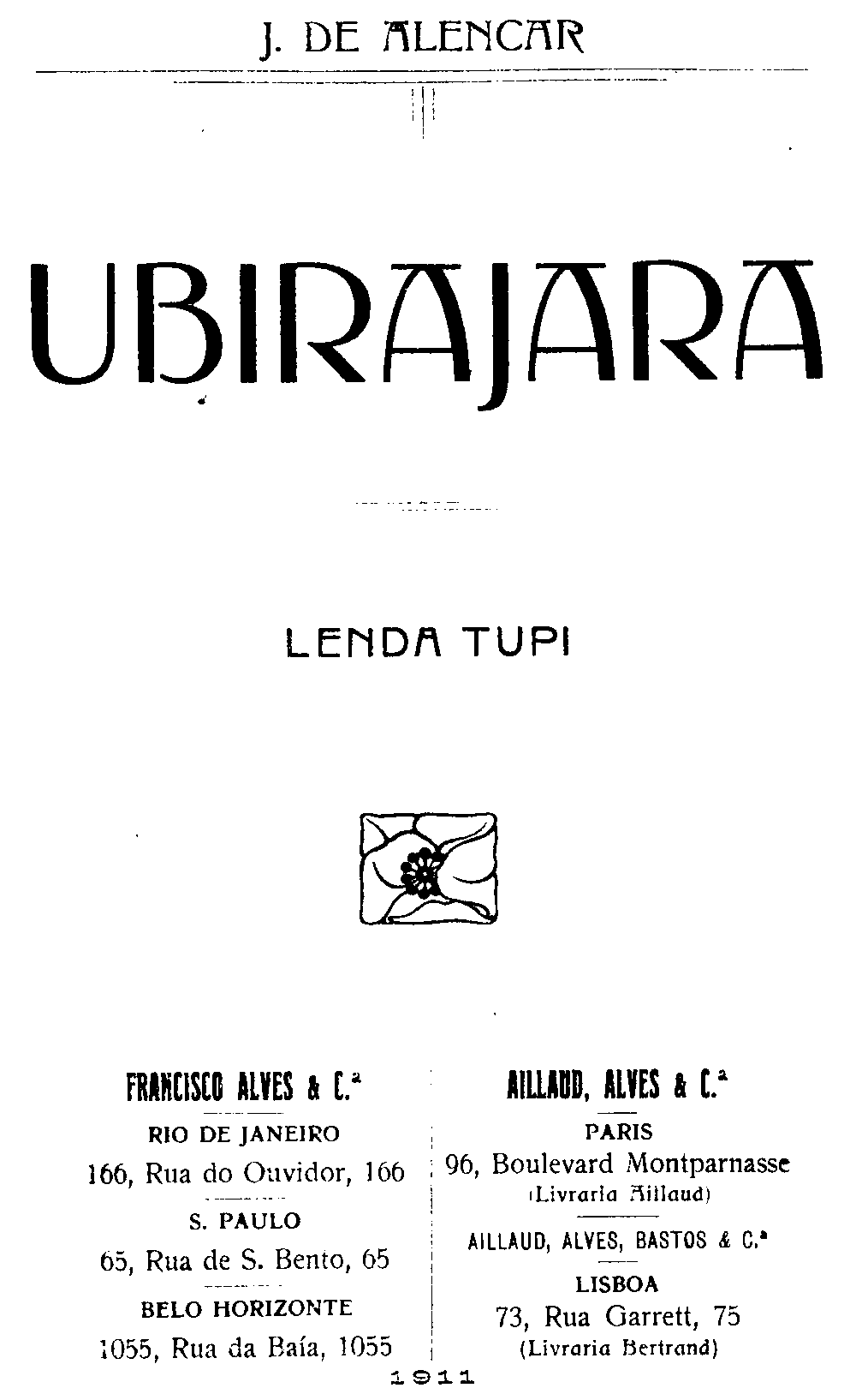 Ubirajara: Lenda Tupi cover