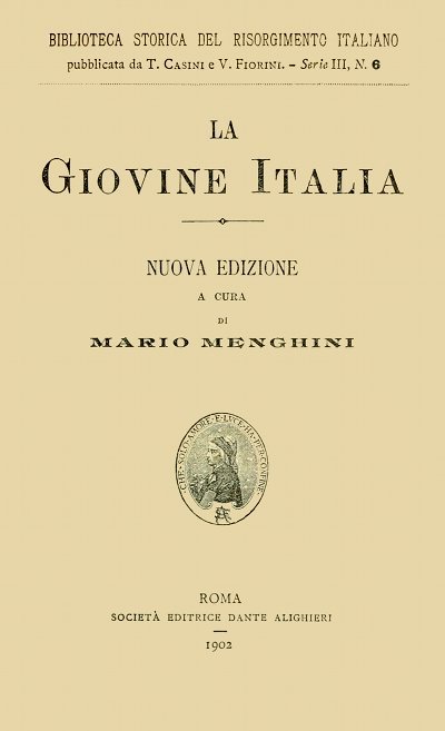 La Giovine Italia cover