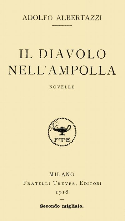 Il diavolo nell'ampolla cover