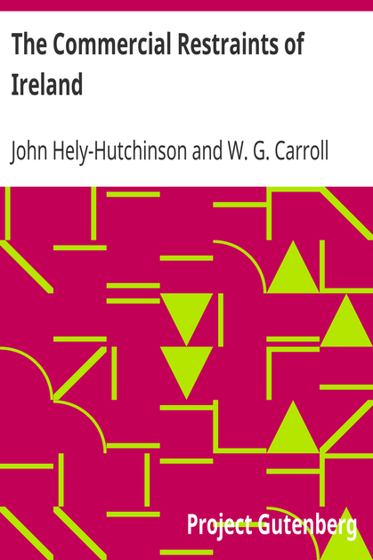 The Commercial Restraints of Ireland cover