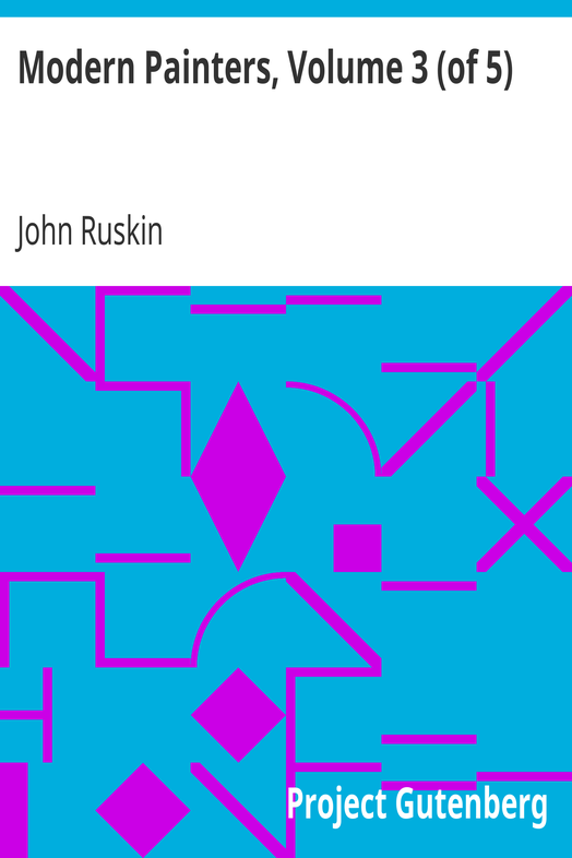 Modern Painters, Volume 3 (of 5) cover
