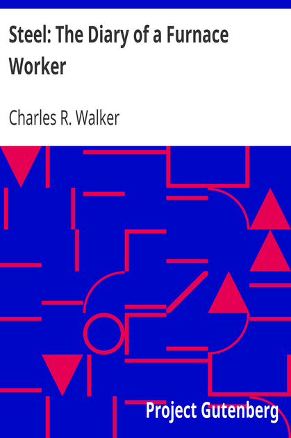 Steel: The Diary of a Furnace Worker cover
