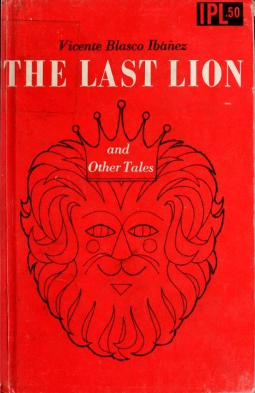 The Last Lion, and Other Tales cover