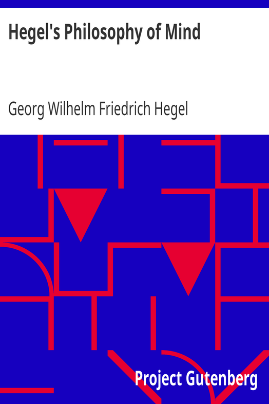 Hegel's Philosophy of Mind cover