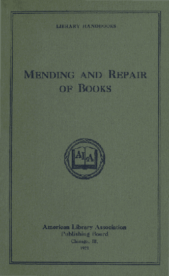Mending and Repair of Books cover