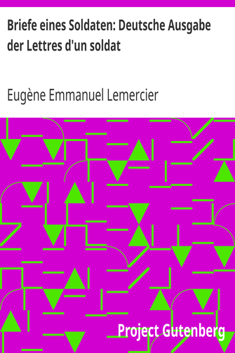 Briefe eines Soldaten: Deutsche Ausgabe der Lettres d'un soldat cover