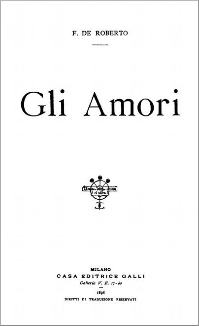 Gli amori cover