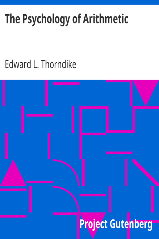 The Psychology of Arithmetic cover