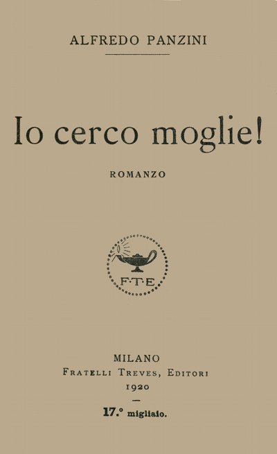 Io cerco moglie! Romanzo cover